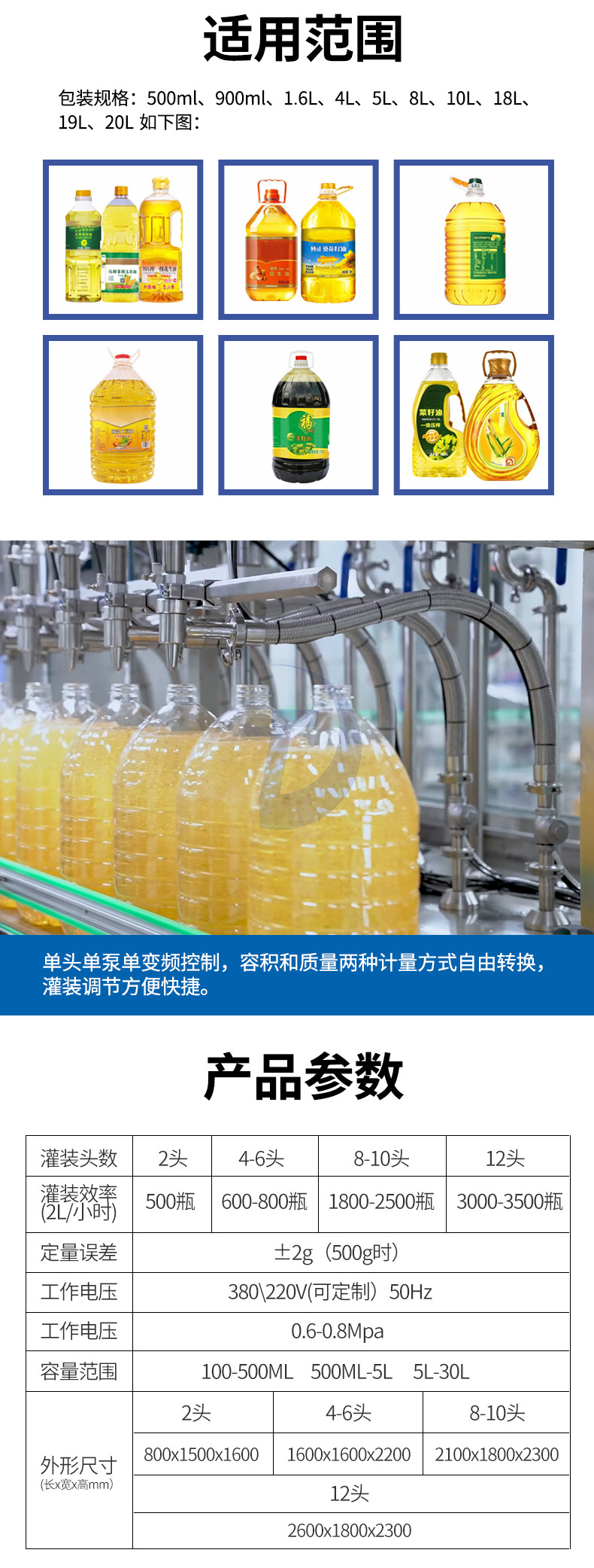 全自動食用油灌裝機